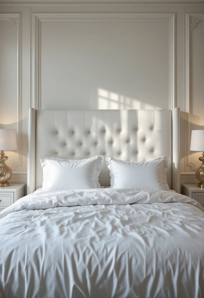 Add a Statement White Headboard