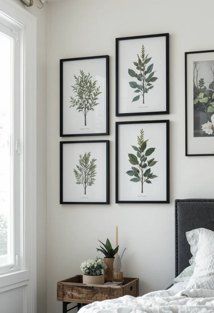  Botanical Vibes with Black Frames