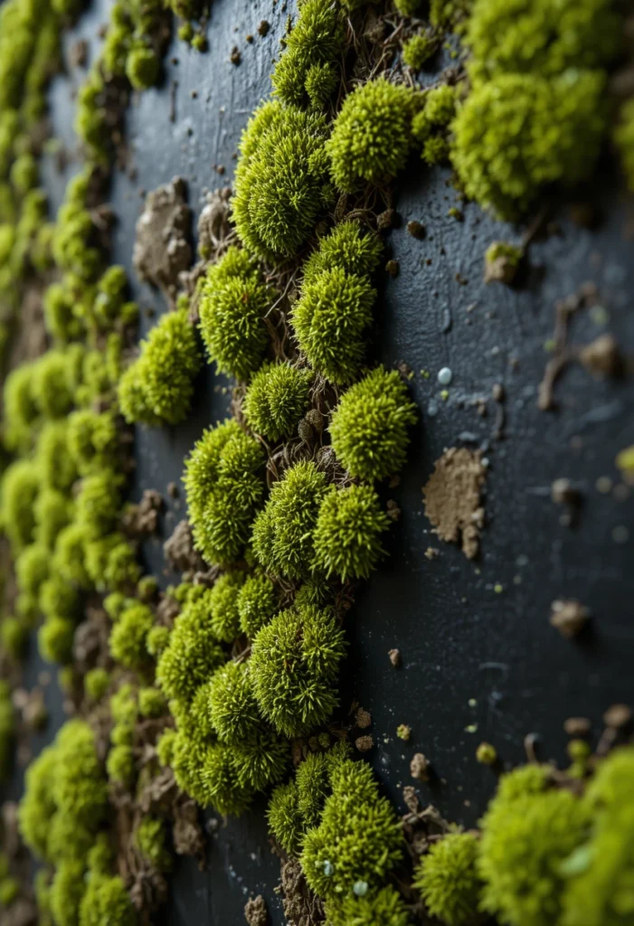 Green Mossy Wall A