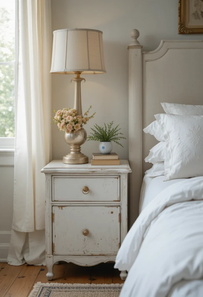 . Incorporate Vintage White Furniture