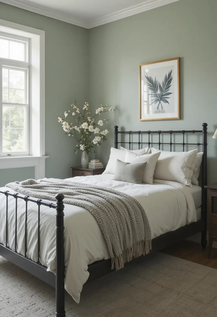 Sage Serenity with Black Details