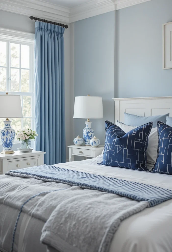 The Power of Blue and White