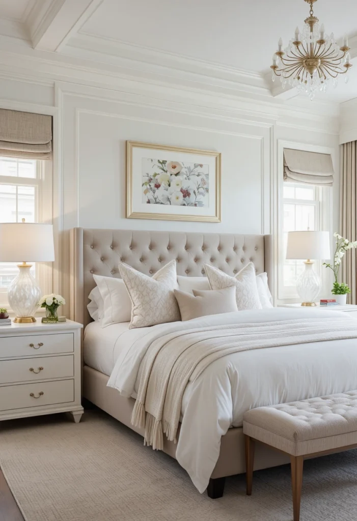 Transitional White Elegance