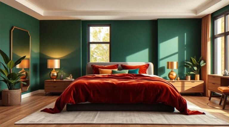 Rust And Green Bedroom Designs That Inspire Relaxation