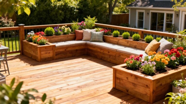 Deck With Planter Boxes Ideas