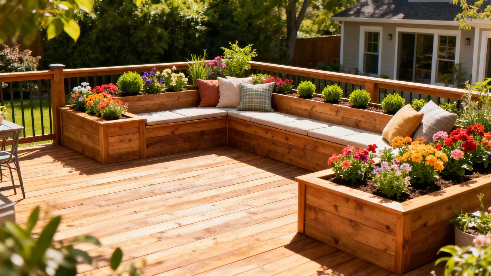 Deck With Planter Boxes Ideas