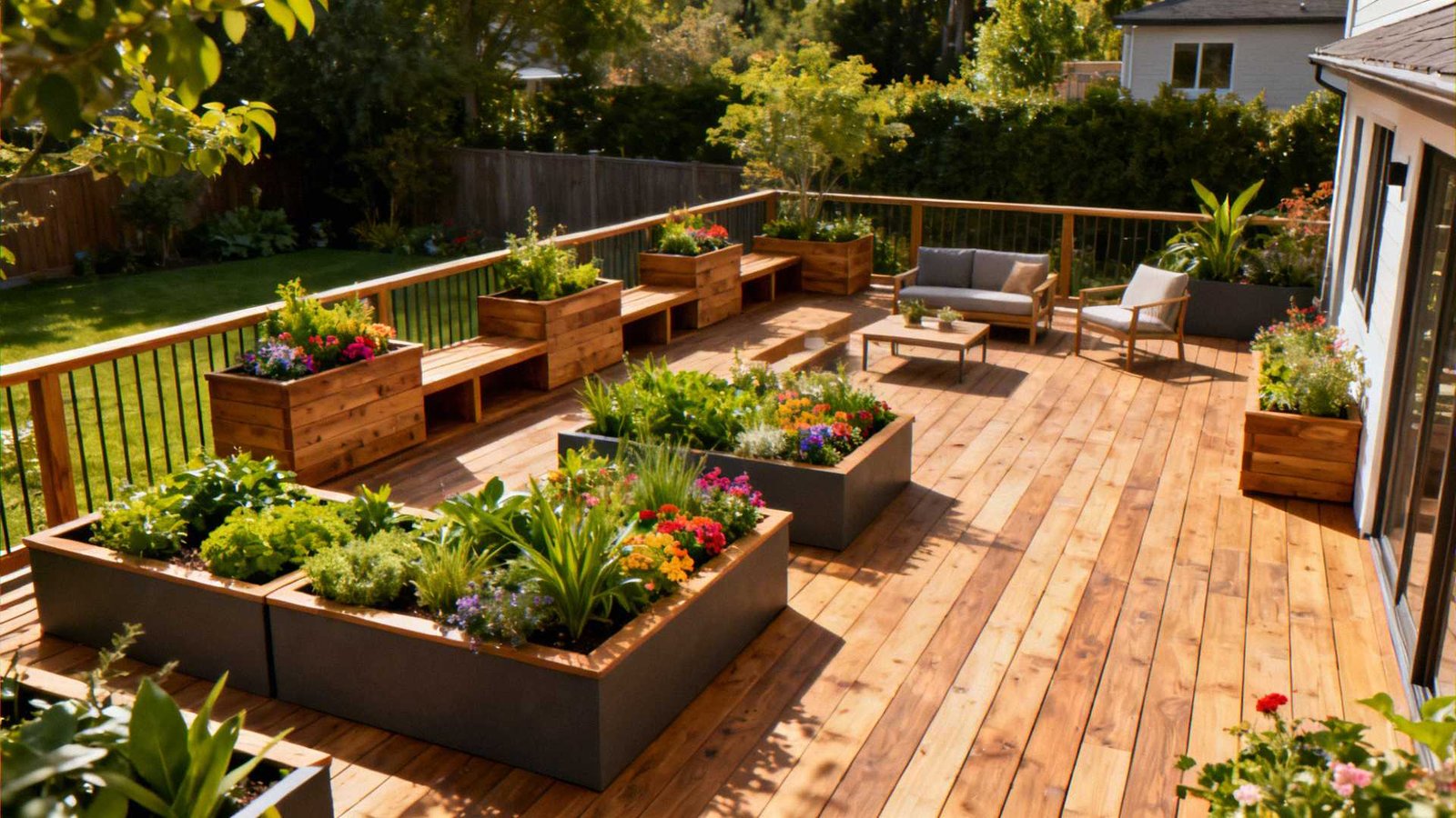 17 Creative Deck With Planter Boxes Ideas for a Dreamy Outdoor Space
