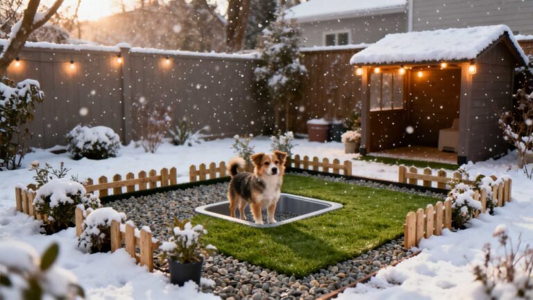 Dog Potty Area Winter Ideas