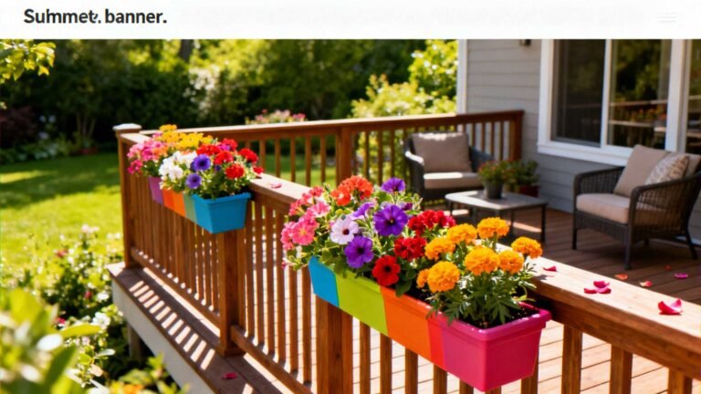 19 TOP Deck Rail Planter Flower Ideas for a Stunning Outdoor Look
