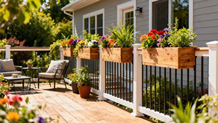 19 TOP Deck Railing Planters DIY Ideas for a Stunning Outdoor Makeover