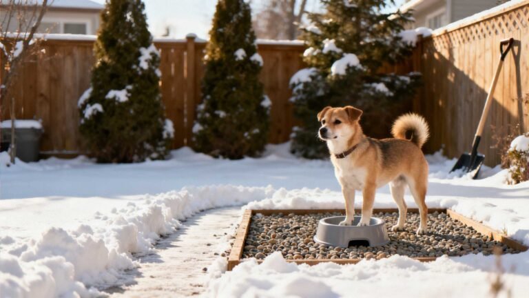 Dog Potty Area Winter Ideas