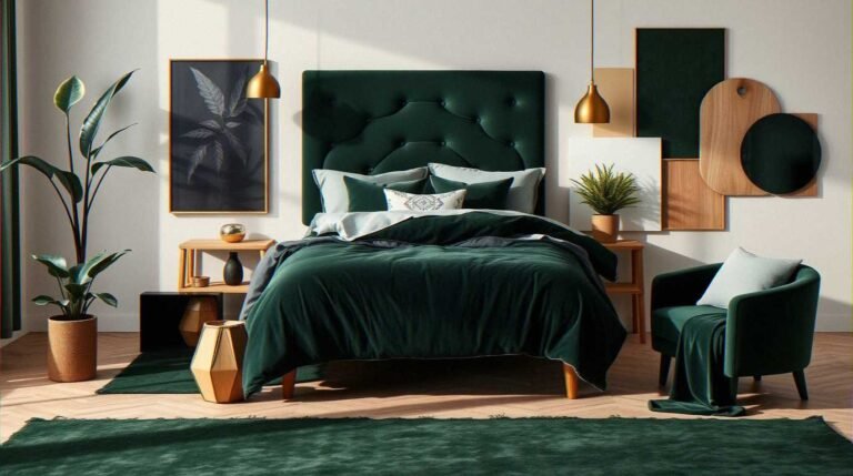 22 Stunning Dark Green Bedroom Mood Board Ideas You'll Love