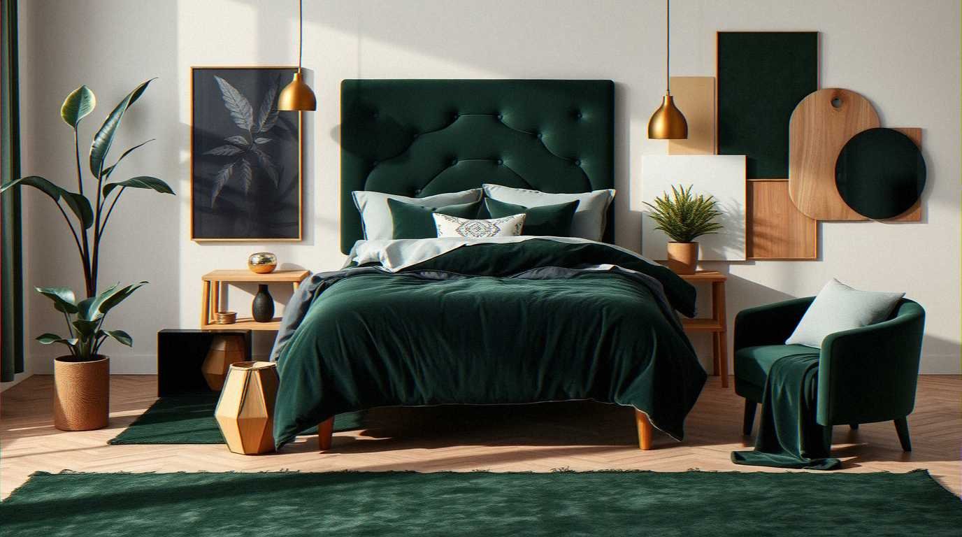 22 Stunning Dark Green Bedroom Mood Board Ideas You'll Love