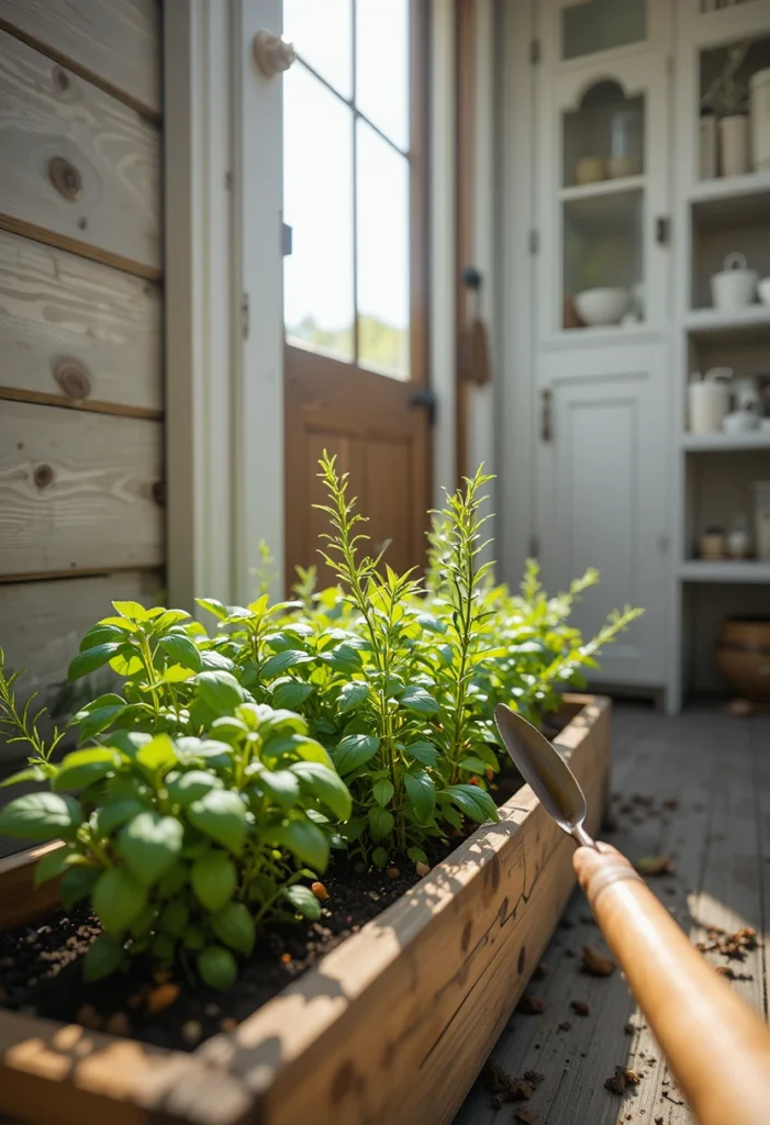 Bench Planters That Pull Double Duty