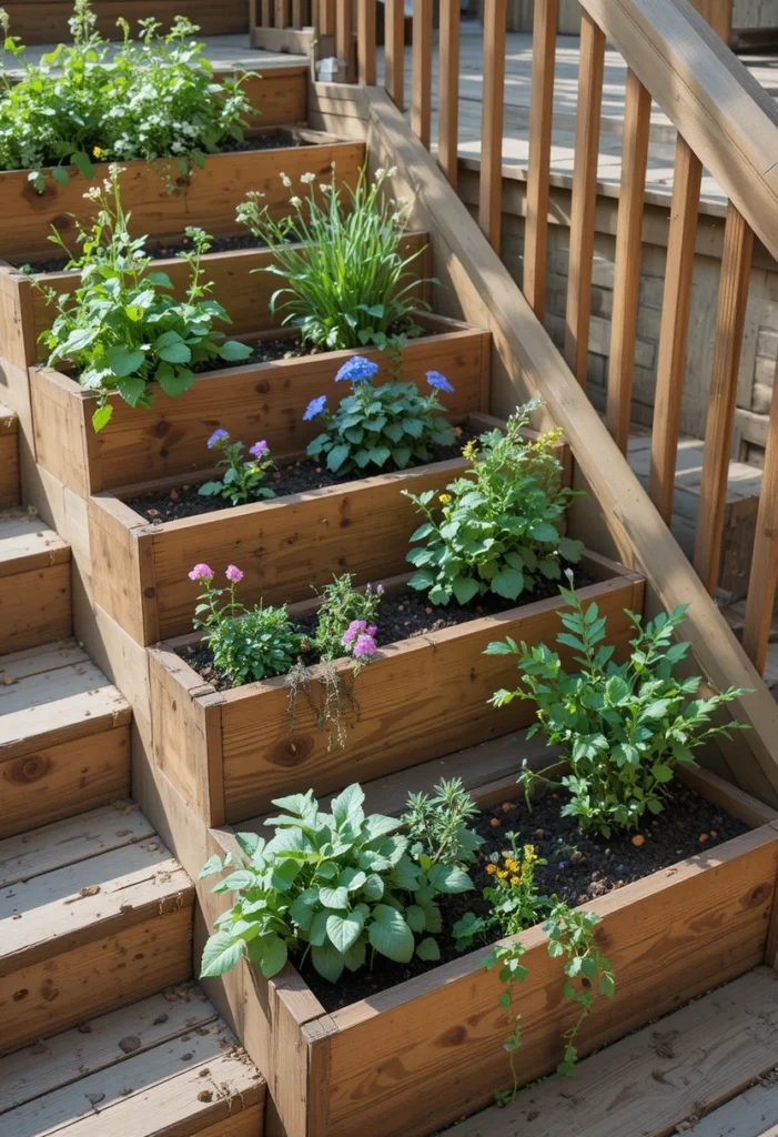 Built-In Side Planters