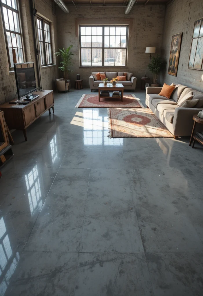 Concrete Floors with Personality