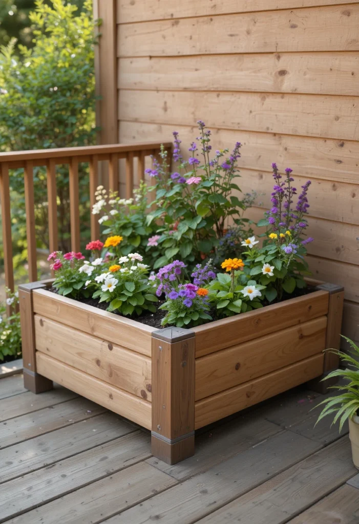 Corner L-Shaped Planters