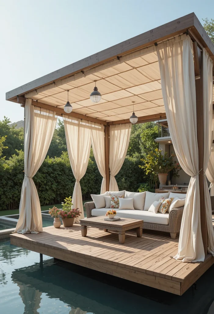 Covered Floating Deck