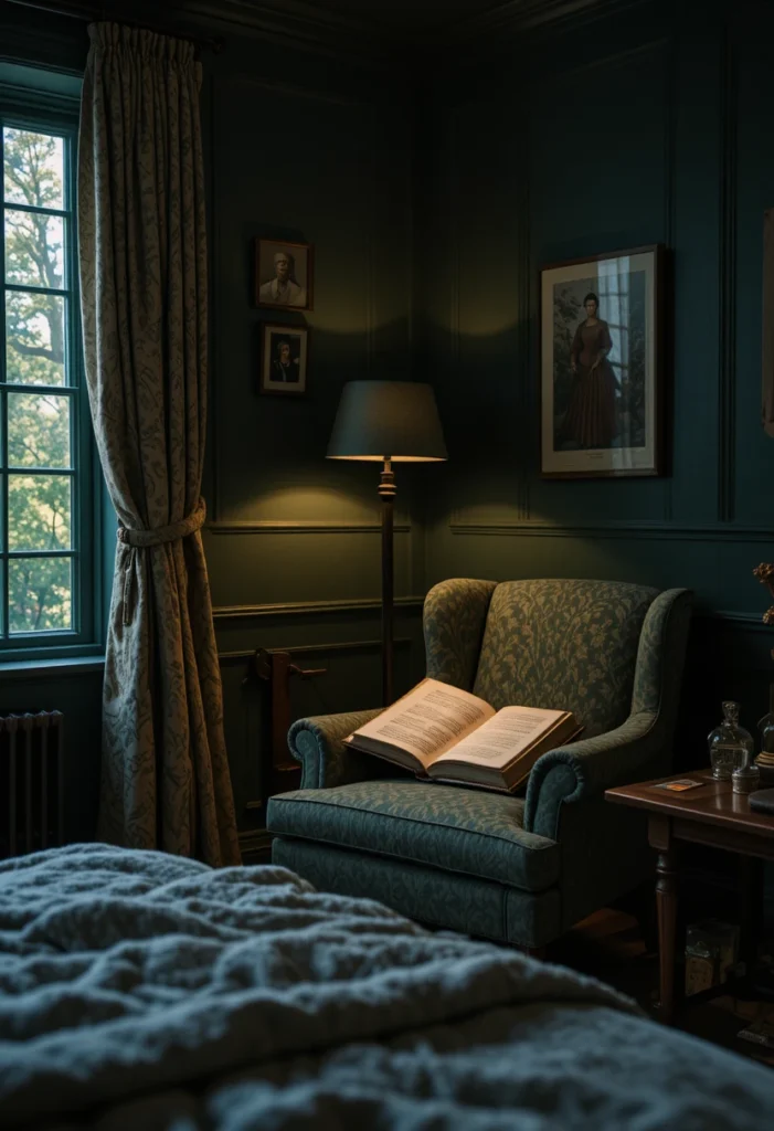 Cozy Reading Nook in Green