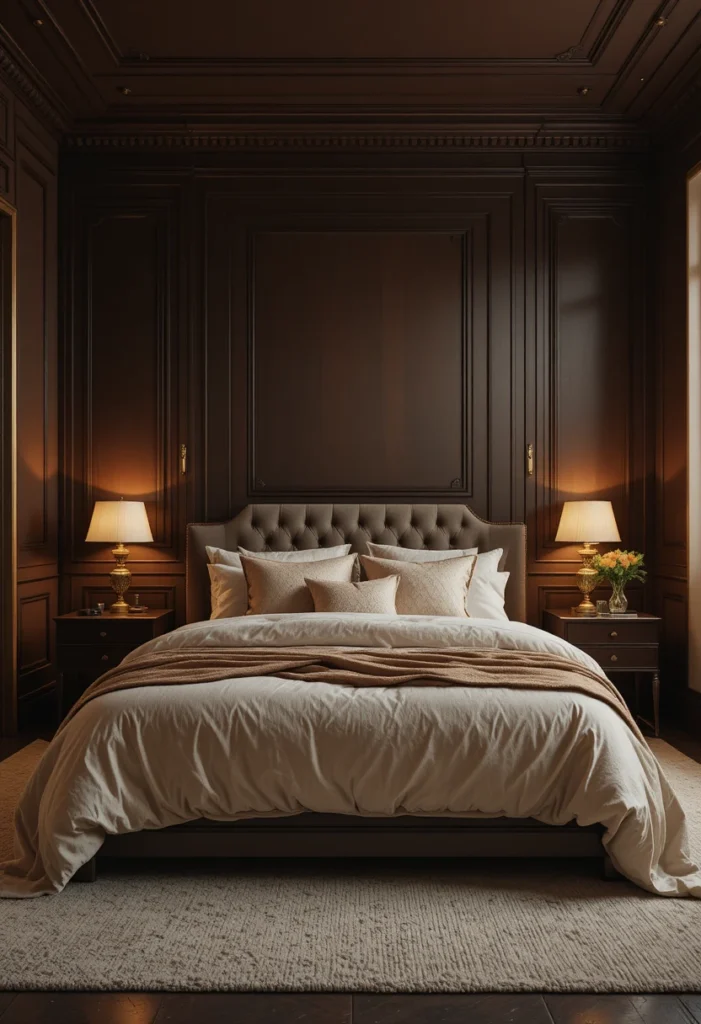 Deep Chocolate Brown Walls