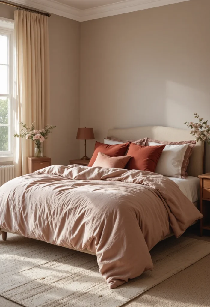 Dusty Rose Meets Rust