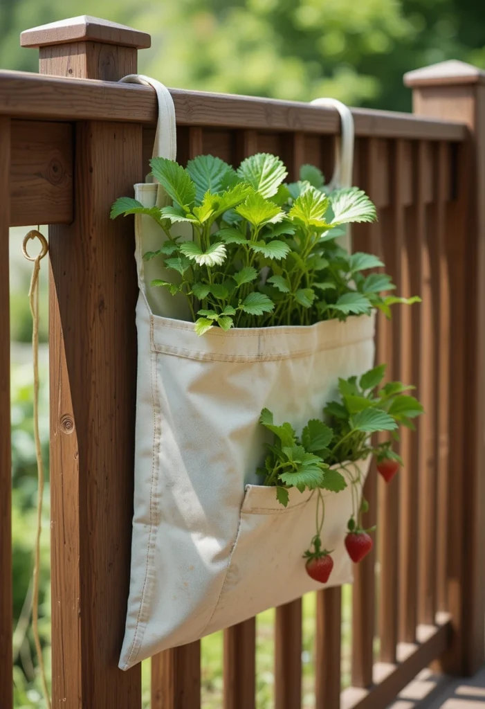 Fabric Pocket Planters