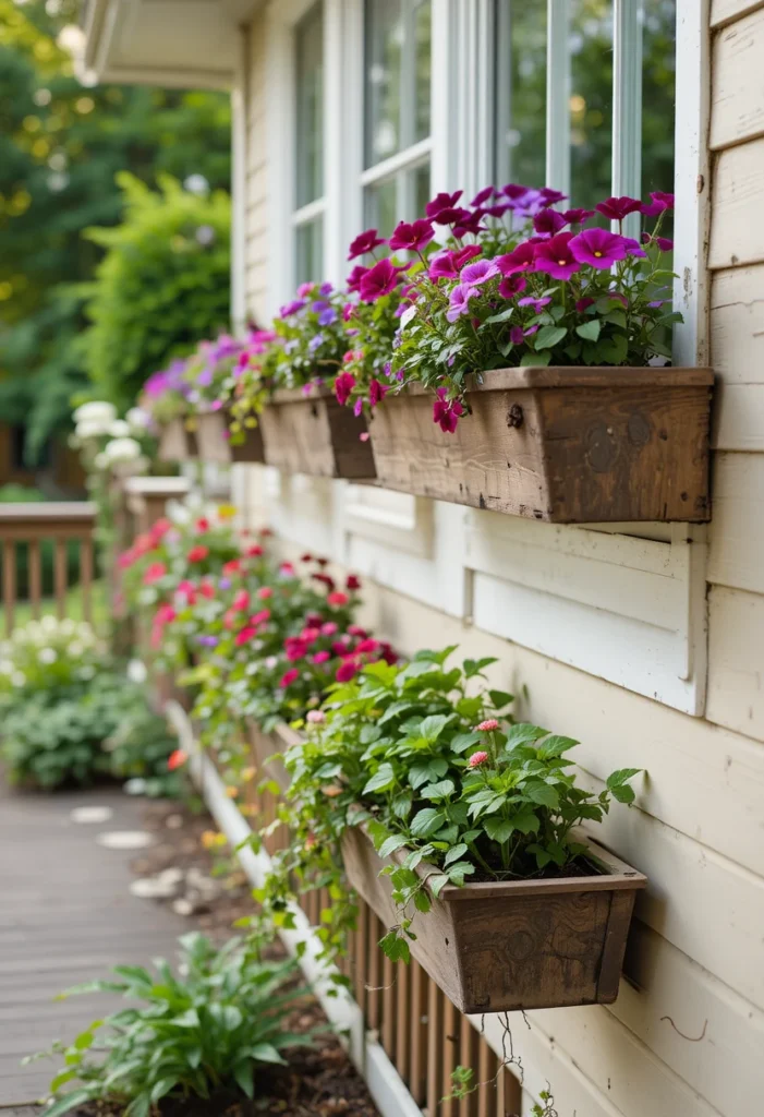 Floating Bench Planters