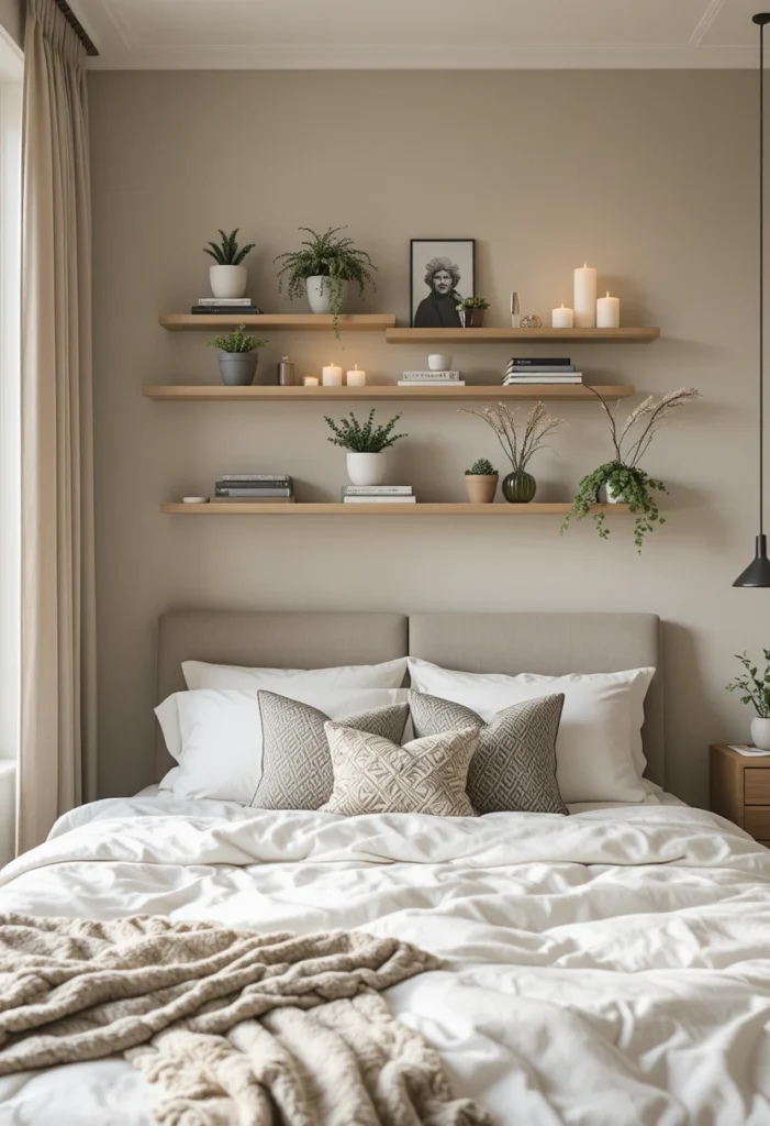 Floating Shelves for Practical Beauty