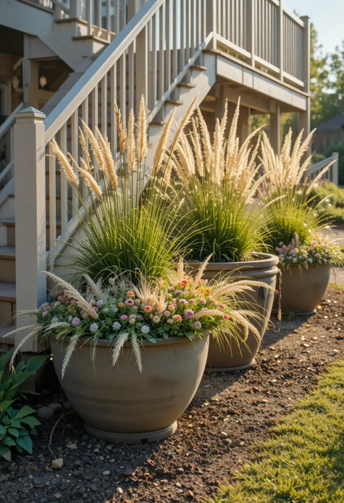 Ground-Level Foundation Planters