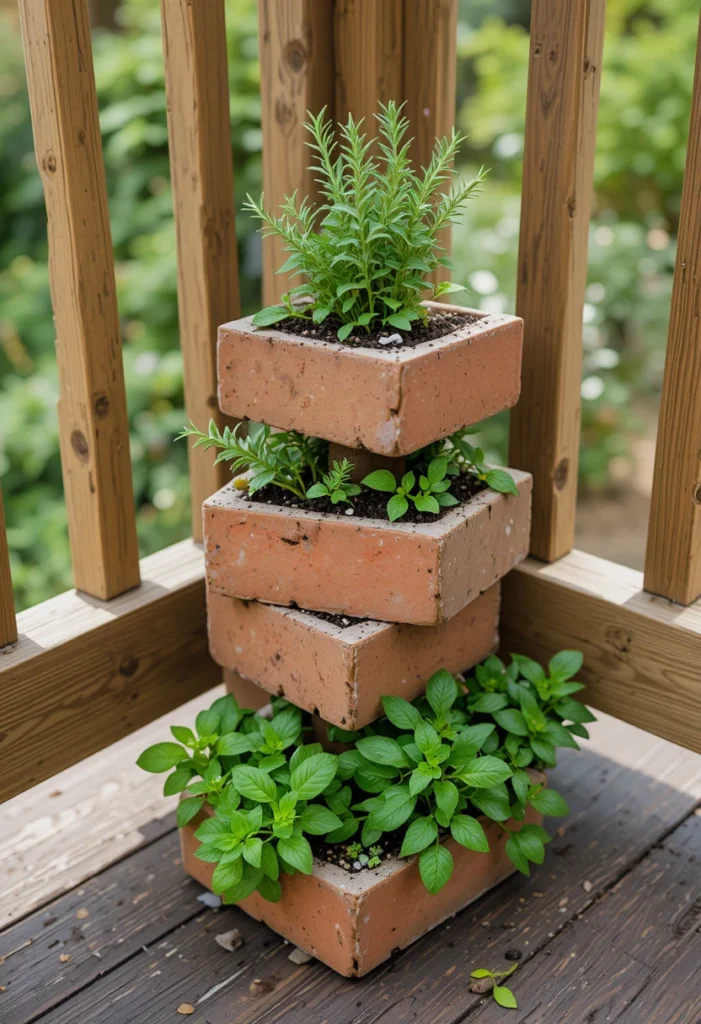 Herb Spirals in Miniature