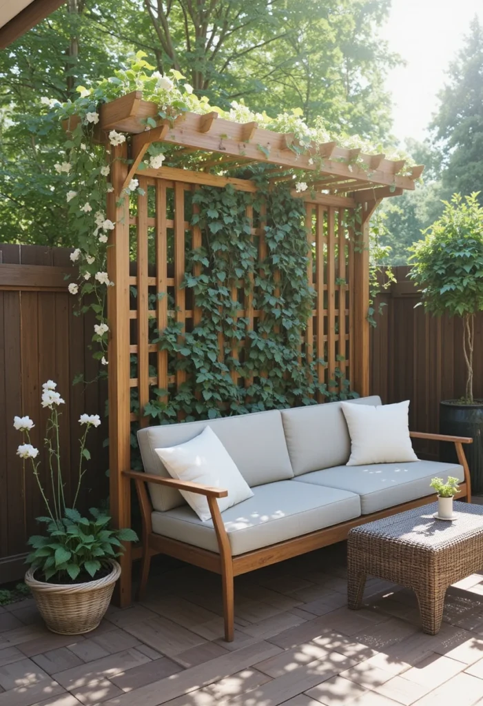 Install a Trellis Wall for Climbers