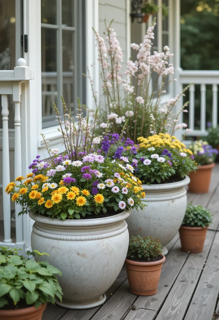 . Integrated Lighting Planters