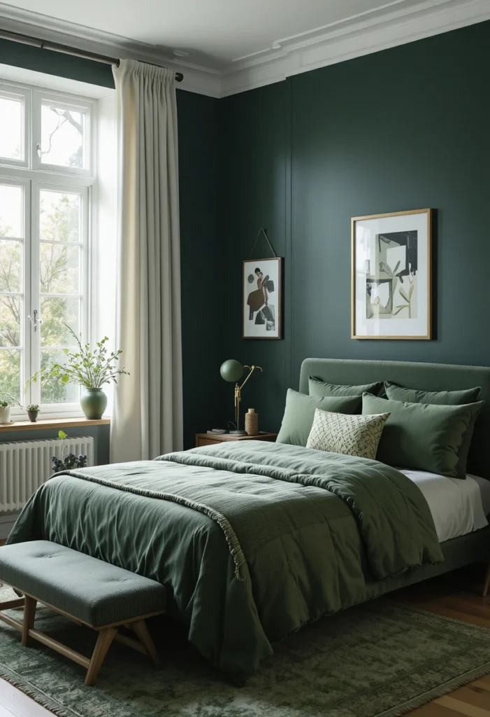 Mix Dark and Light Greens