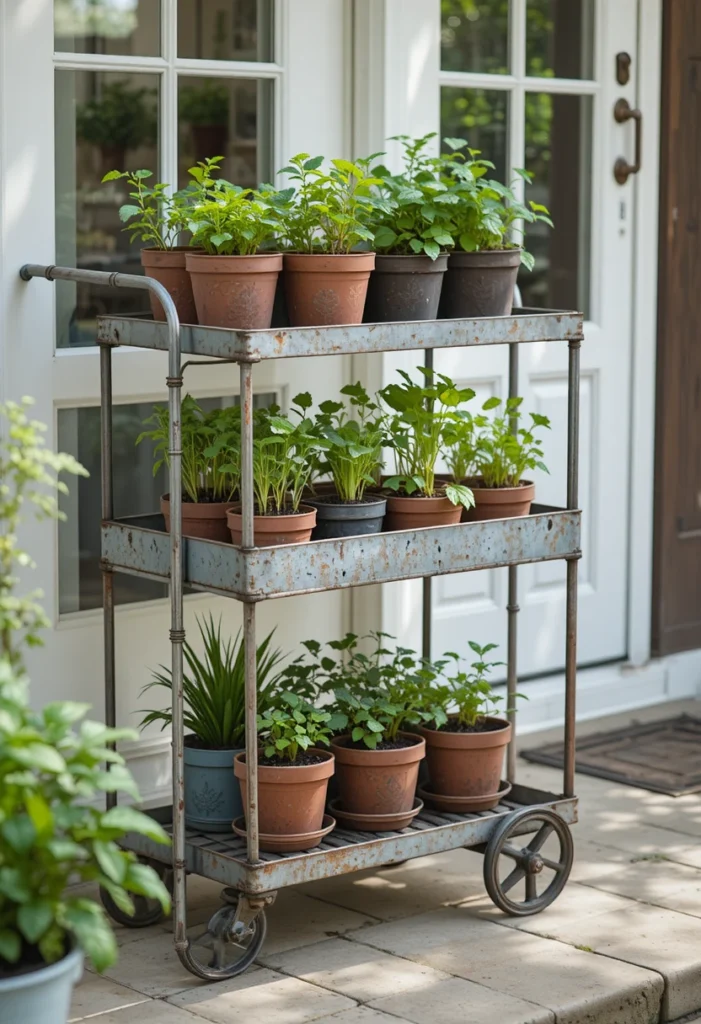 Multi-Tiered Cart Gardens