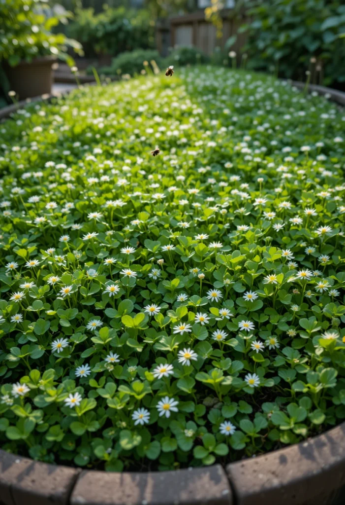 Natural Grass Section with Borders