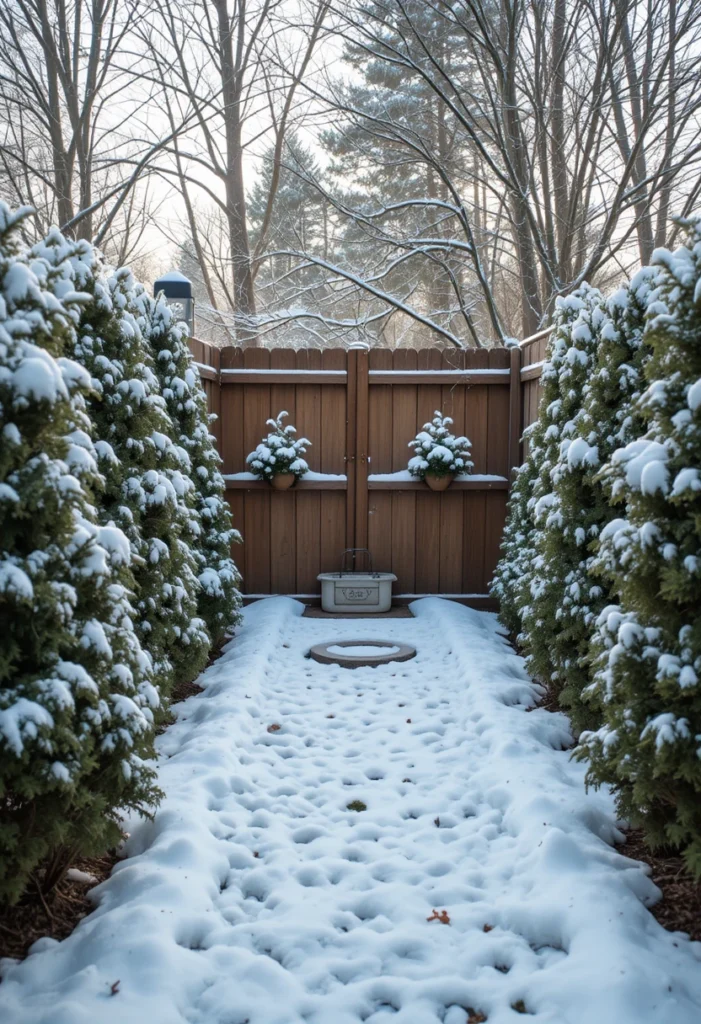 Natural Windbreak Setup