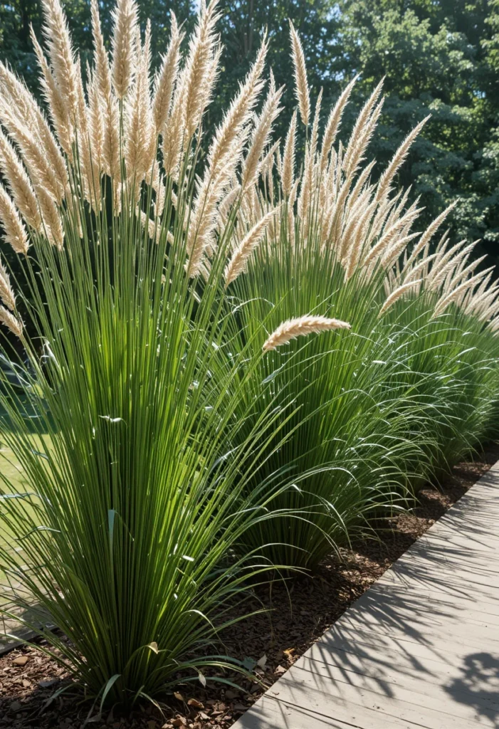 Ornamental Grass Screen