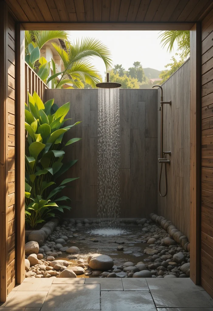 Outdoor Shower Station