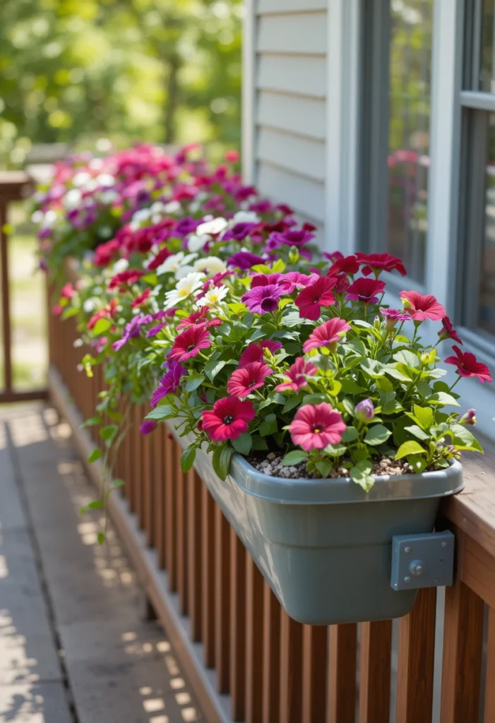  Rain Gutter Planters