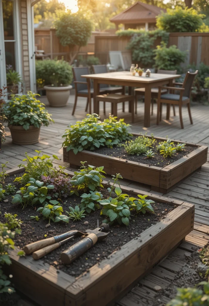 Raised Garden Bed Integration