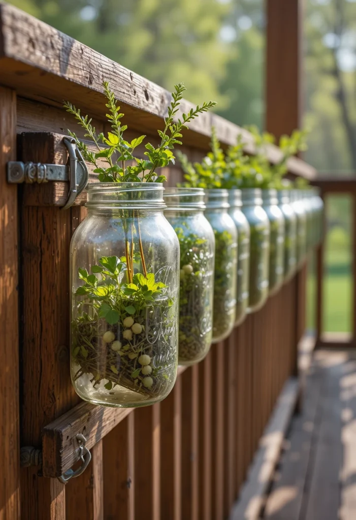 Repurposed Gutter Planters