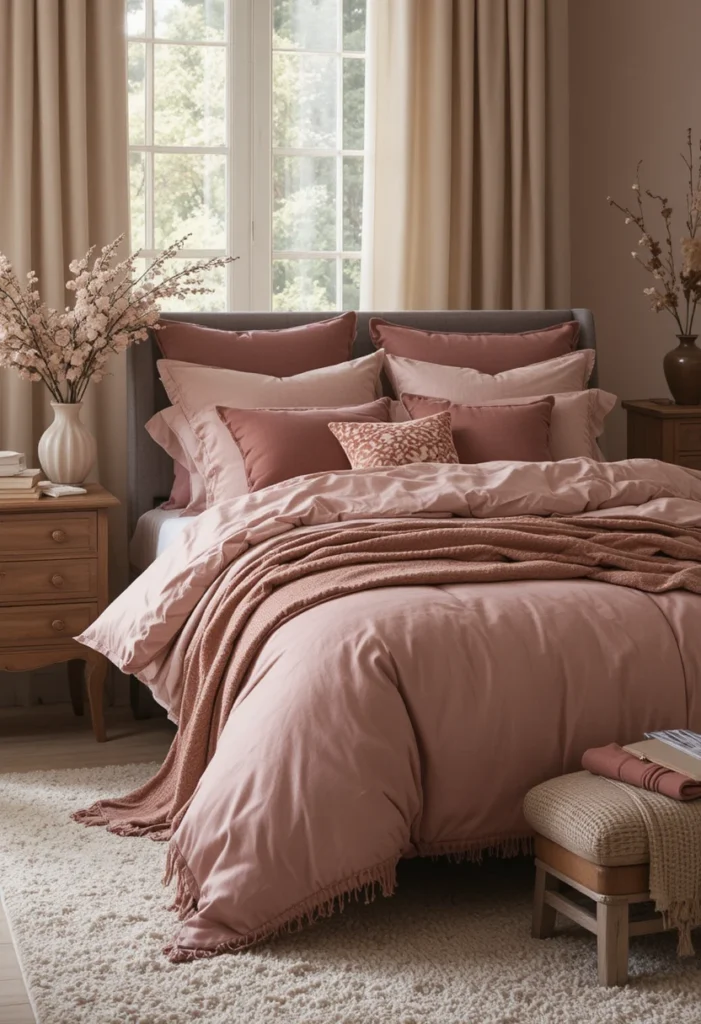 Rust and Dusty Rose Combo