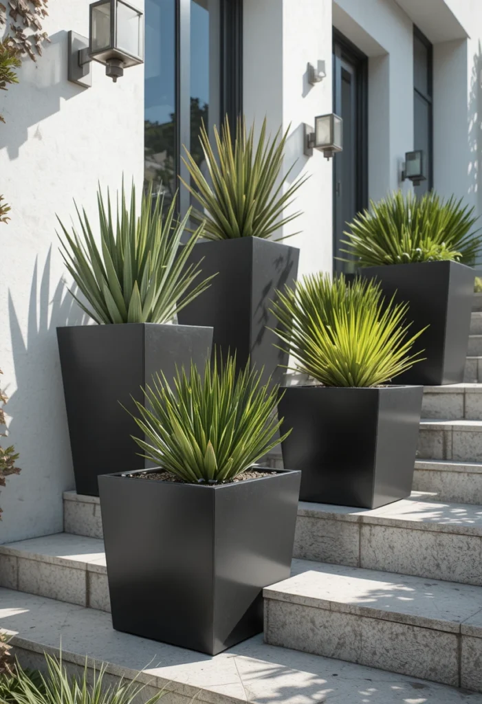 Sculptural Modern Planters