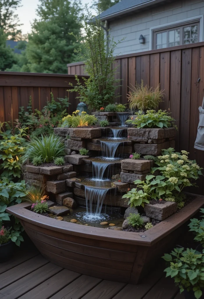 Self-Watering Deck Planters