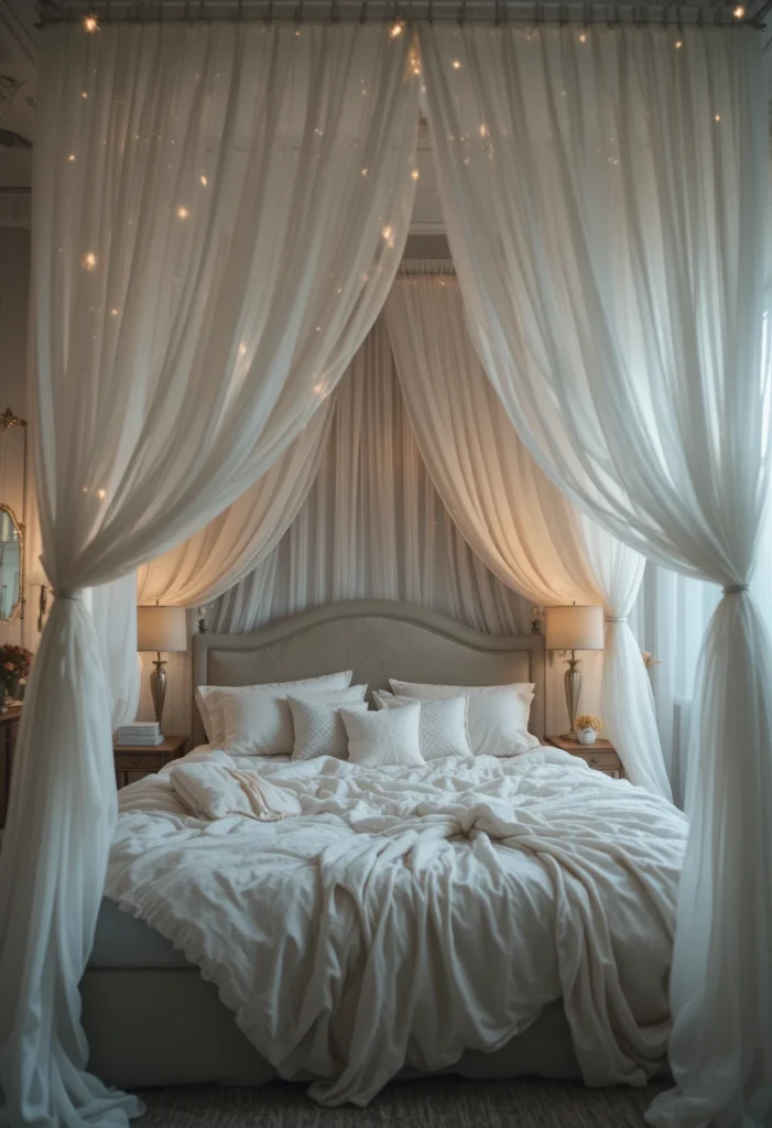 Sheer Curtains for Romance