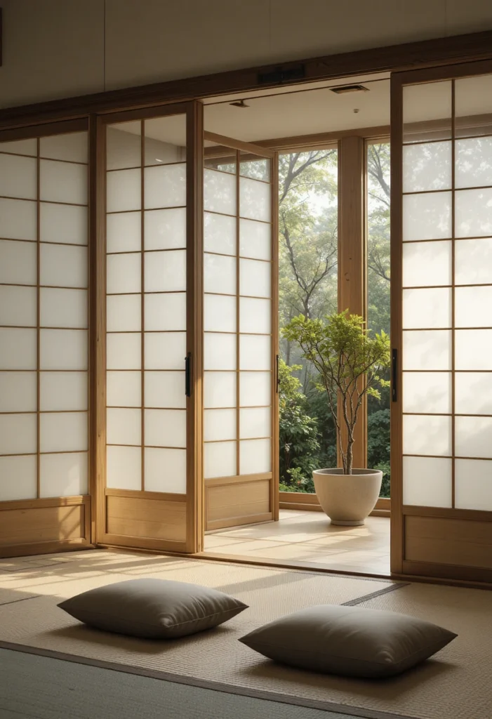 Shoji-Style Sliding Panels
