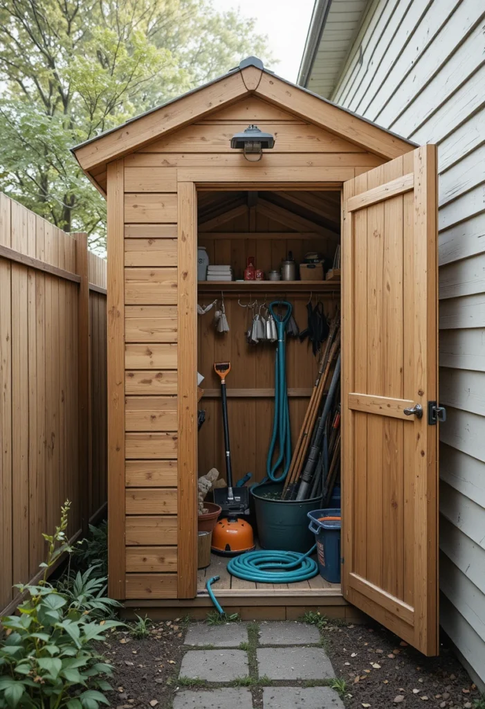 Slim Storage Shed