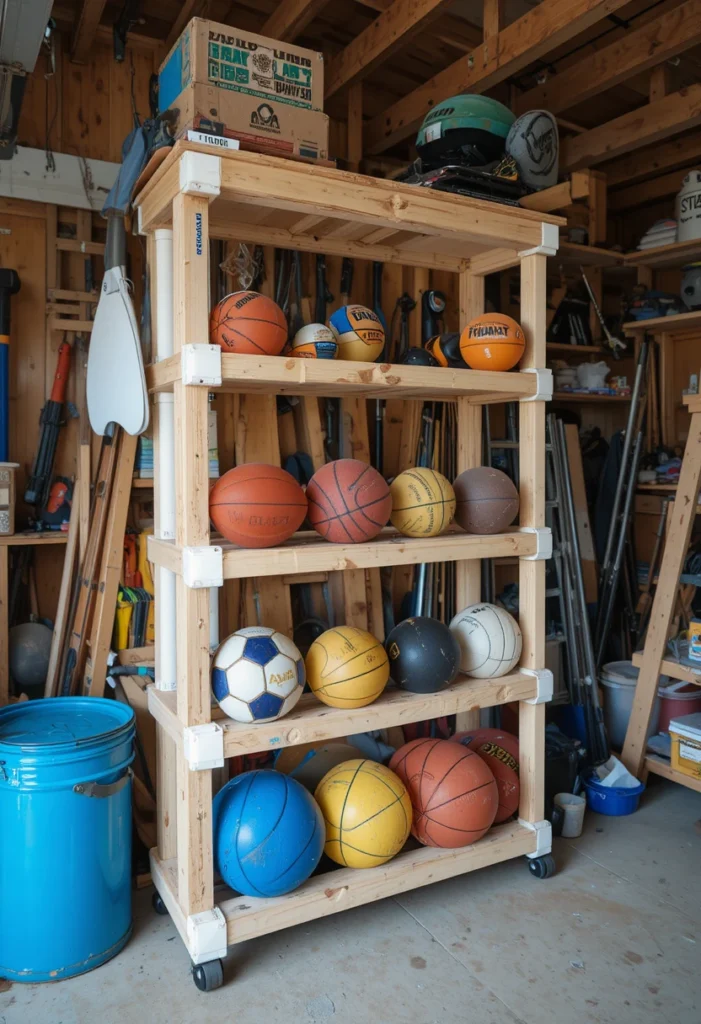 Sports Equipment Rack