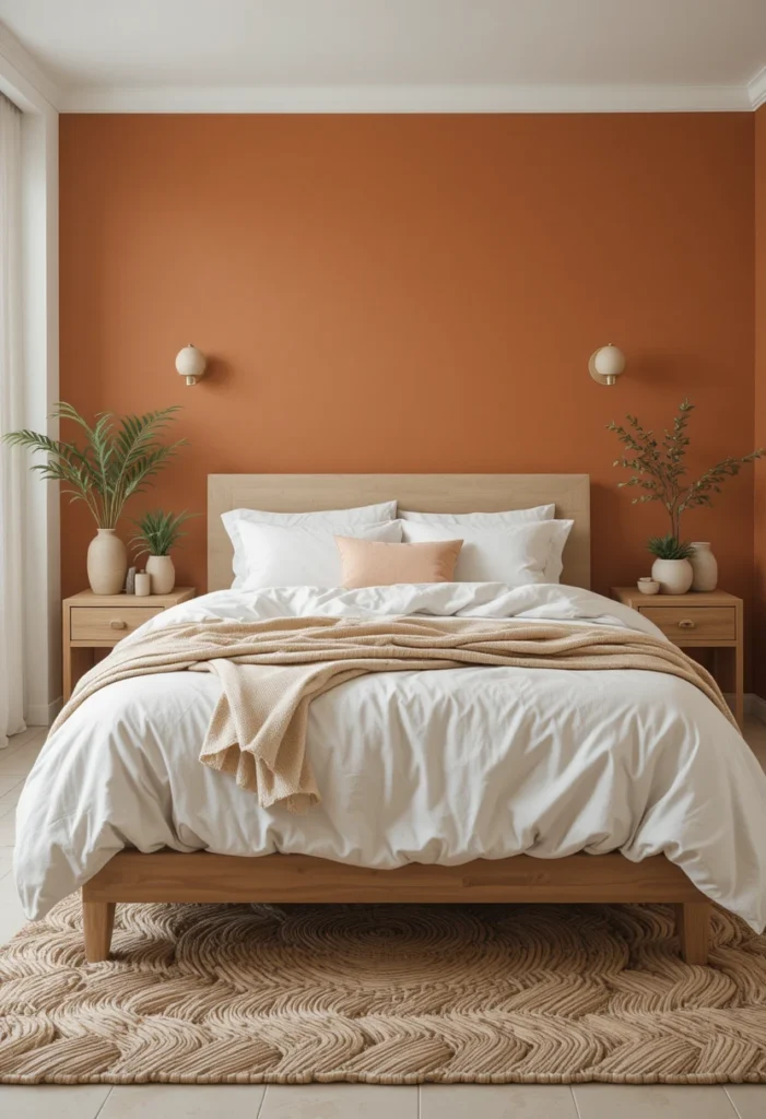 Start with a Terracotta Feature Wall