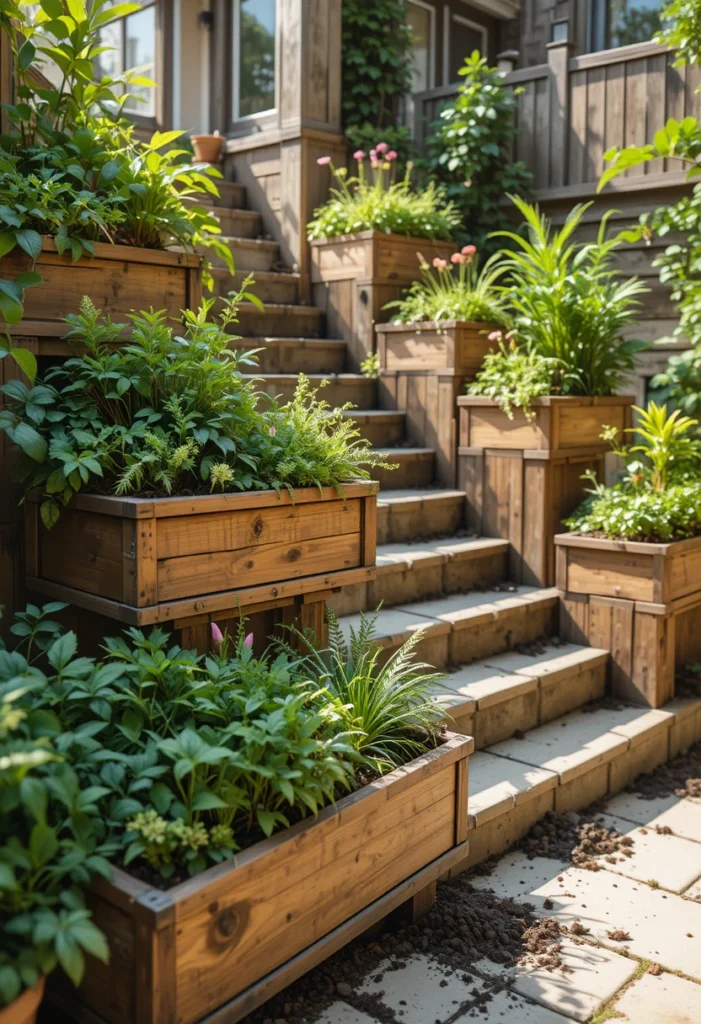 Tiered Step Planters